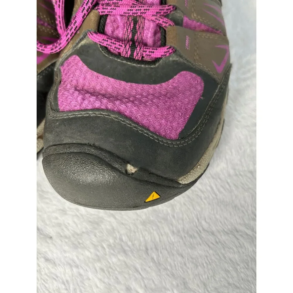 Women's Keen Dry Waterproof Hiking/Trail Boot, Size 11 Brown/Purple Lace Up